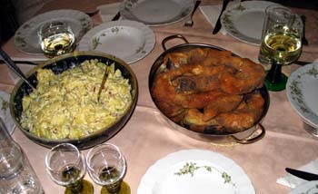 Gebackener Karpfen mit Kartoffelsalat